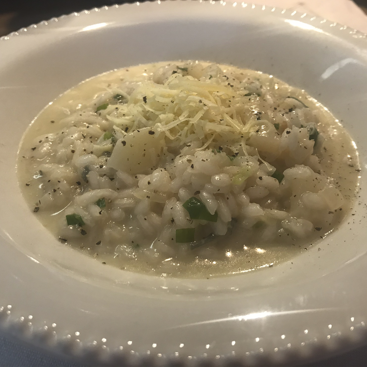 Risoto de pera e gorgonzola #Magalinices