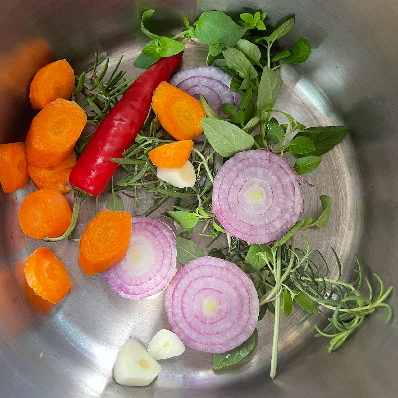 Caldo de legumes para risoto