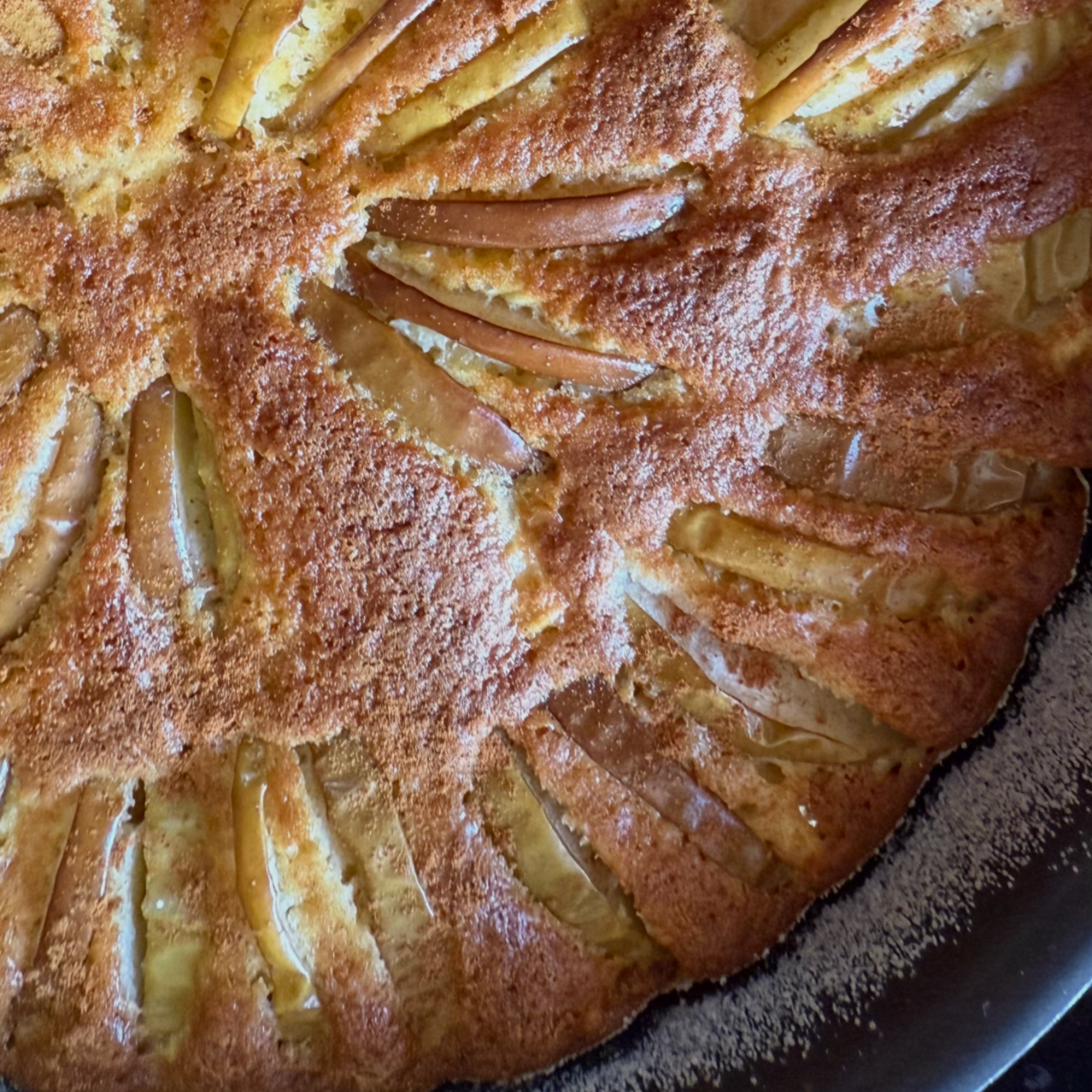 bolo de maçã