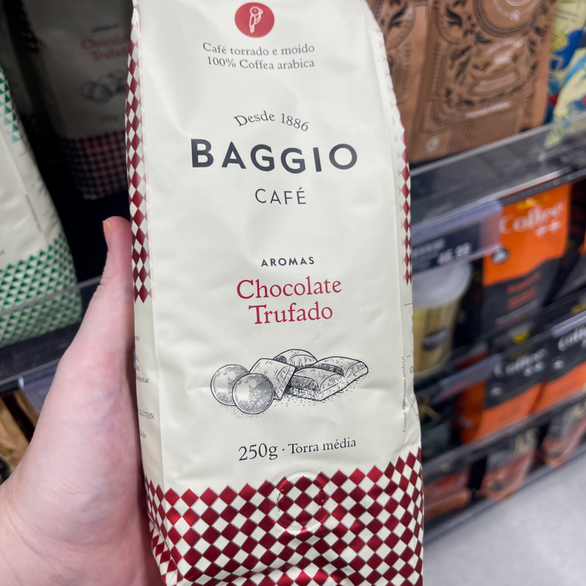 Baggio café torrado e moído com aroma de chocolate trufado | Magalinices